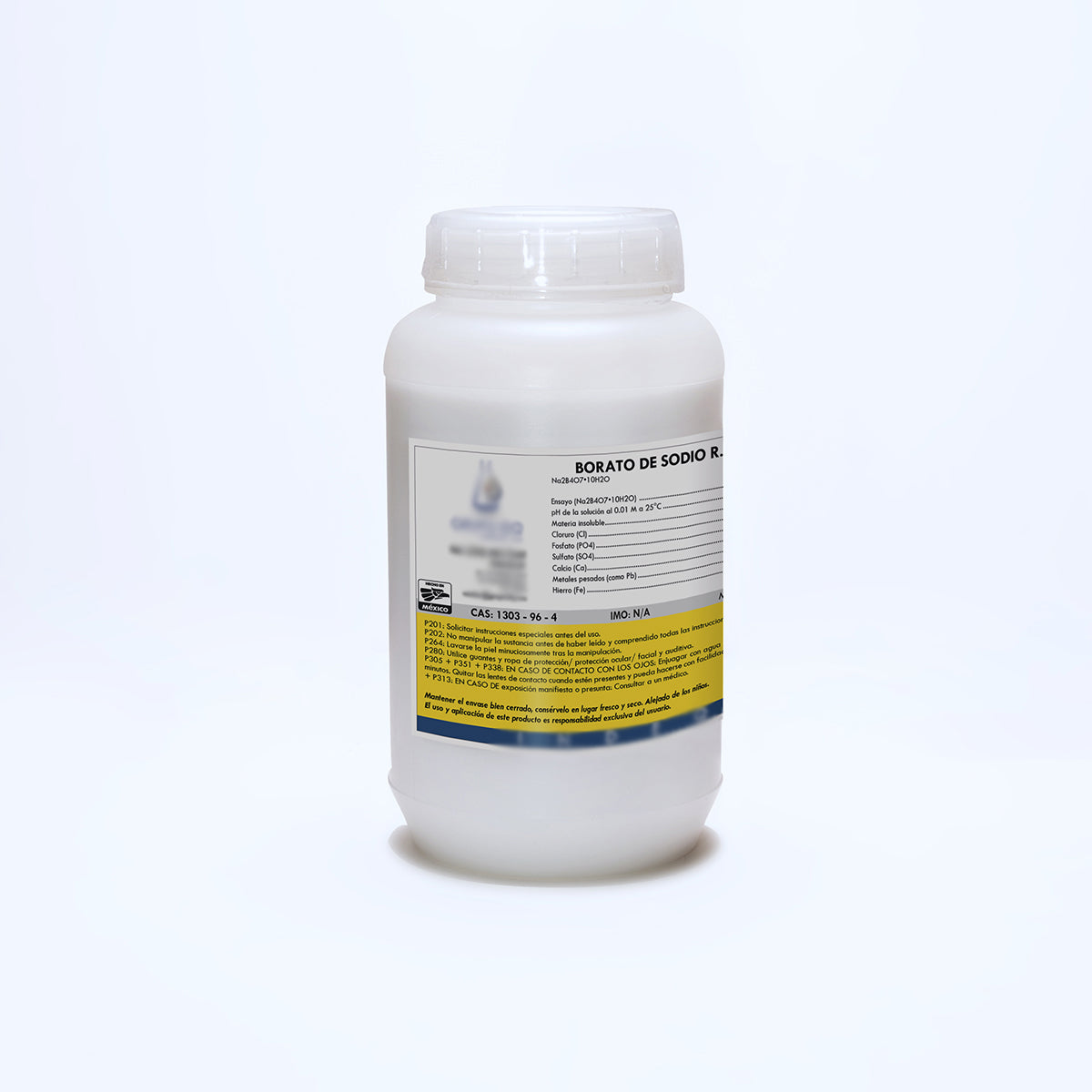 Borax Borato De Sodio R.A./A.C.S. Presentación 1 Kg